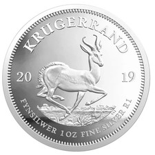 Silber Krügerrand 1 oz 2019 999 Feinsilber Anlagemünze South Africa