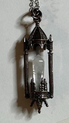 Rock Quartz Gems Castle Pendants Happy Life Love Amulet Talisman Romantic