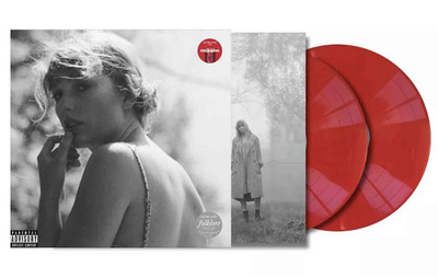 TAYLOR SWIFT   folklore   RED Vinyl 2LP Target exclusive, Showgirl, NEU SEALED