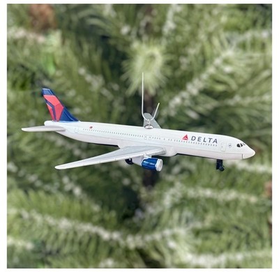 Delta Airlines Plane Ornament   Jet Model Christmas Tree Aviation Decor Gift