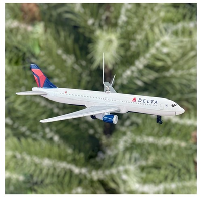 #ad Delta Airlines Plane Ornament – Jet Model Christmas Tree Aviation Decor Gift $29.99