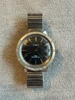 Vintage Timex Royal Oak Style Men’s Mechanical Black Dial Date Watch