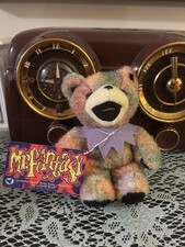 Grateful Dead Mr. Fantasy Bean Bear Plush W/ Tags Toy Liquid Blue