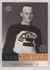 2001-02 Upper Deck Legends Eddie Shore #2 HOF w1s