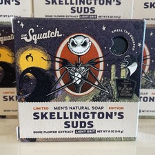 Dr. Squatch Skellington's Suds Limited Edition Men's Natural Soap Light Grit