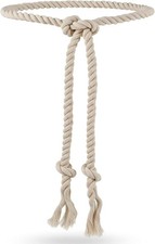 Simple Cotton long Waist Rope Belt, Boho Rope Belt for Women