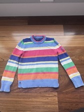 Polo Ralph Lauren Girls Multicolored Striped Long Sleeved Sweater Size 7