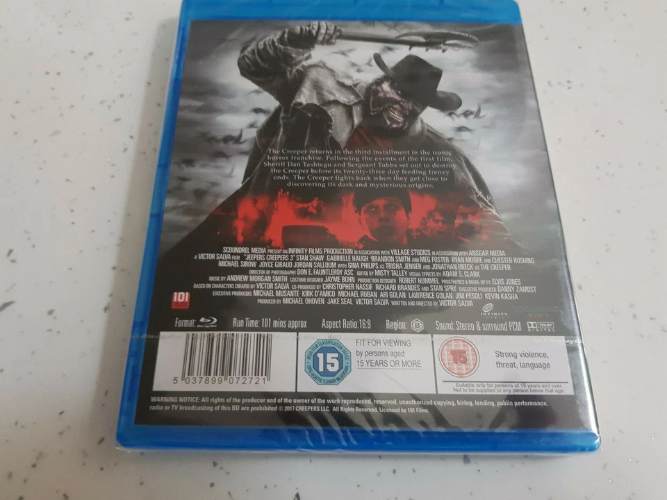 Jeepers Creepers 3   - Blu Ray  -  New & Sealed - Image 2 of 2