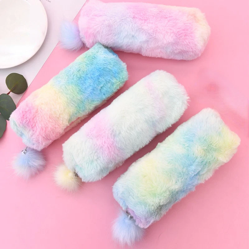 Pink Fluffy Unicorn Pencil Case