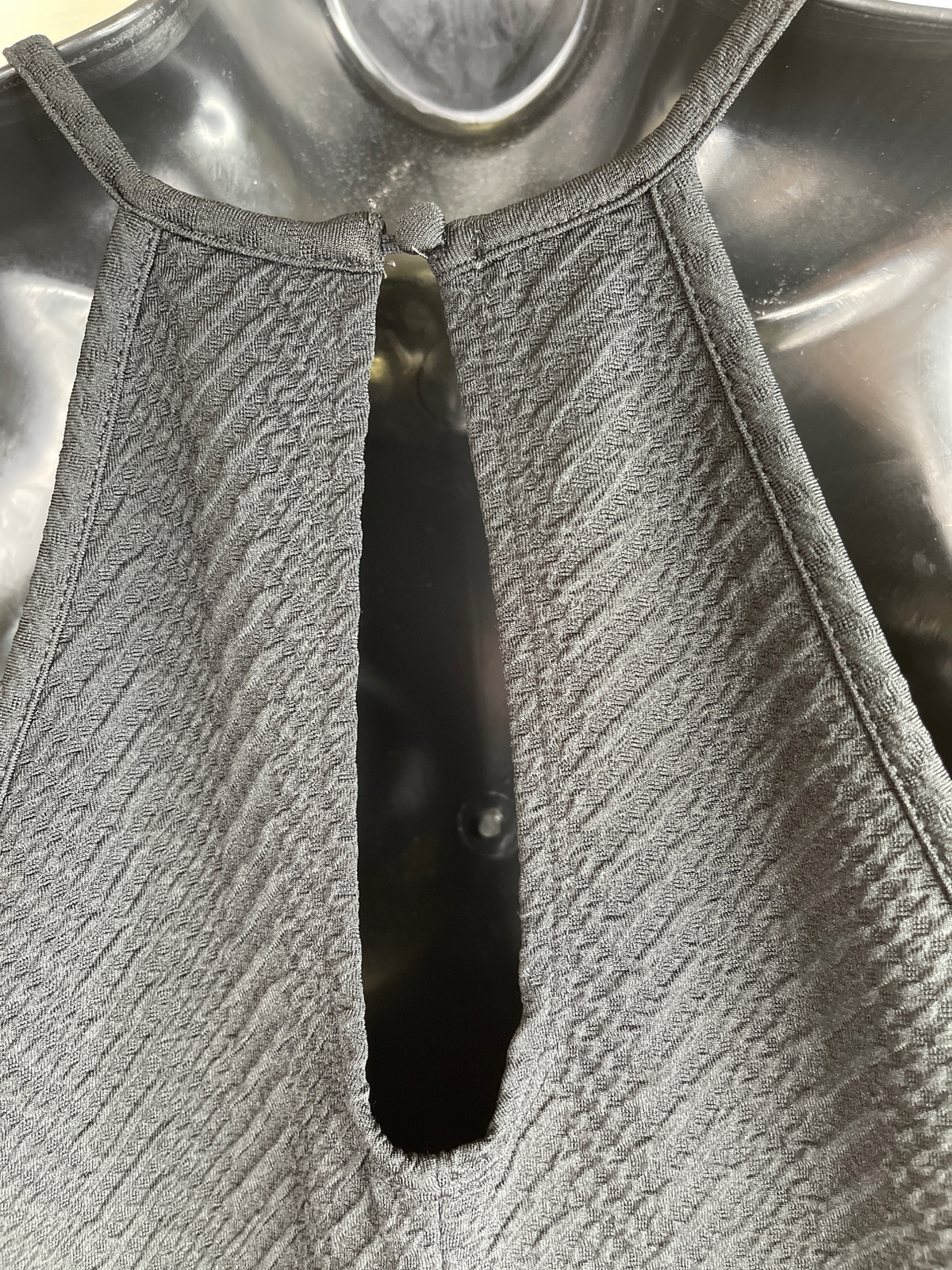 Mossimo Dress Junior Size L Solid Black Sleeveles… - image 9