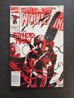Sam Keith Wolverine Ghost Rider Marvel Comics Presents #110 November 1992 Wolverine Ghost Rider Sam ...