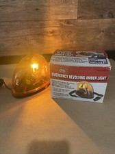 Haul Master 12 Volt Emergency Revolving Amber Warning Light Truck Plowing Magnet Haul Master 12 Volt Emergency Revolving Amber Warning Light Truck Plowing Magnet