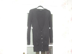 ladies black cardigan with pockets
