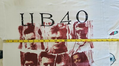 Vintage Authentic UB40 1988/89 World Tour XL White 2Sided Single