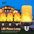 1-6Pack LED Flame Effect Fire Light Bulb E27 Simulated Nature Flicker Lamp Decor