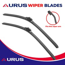 Windscreen Wiper Blades for Jeep Wrangler JK 2007 - 2018 Set 15" + 15" by AURUS