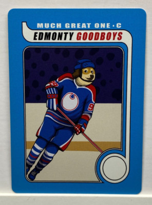 2021 Doge Dog Wayne Gretzky Rookie Hockey Blockchain Cards WAX Elon Musk