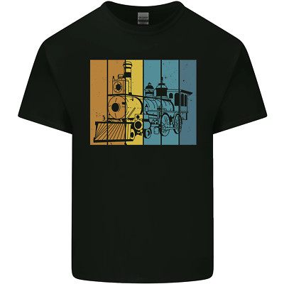 A Locomotive Trainspotter Trains Trainspotting Kinder T-Shirt Jungen Mädchen