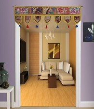 Designer Embroidered Toran Door Valance Hanging Bandhanwar Wall Hanging Handmade