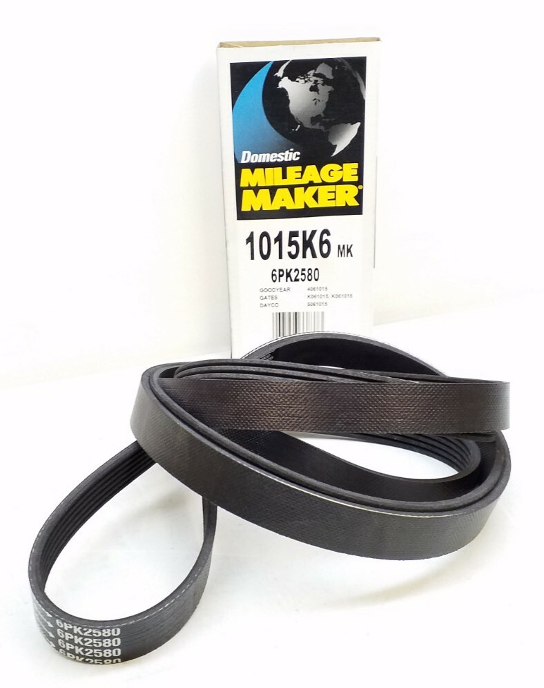 1015K6 Mileage Maker Serpentine Belt Free Shipping Free Returns 6PK2580