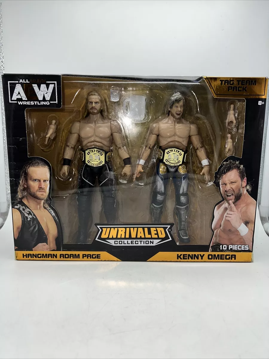 Kenny Omega & Hangman Adam Page - AEW 2-Pack Toy Wrestling Action Figures  by Jazwares!