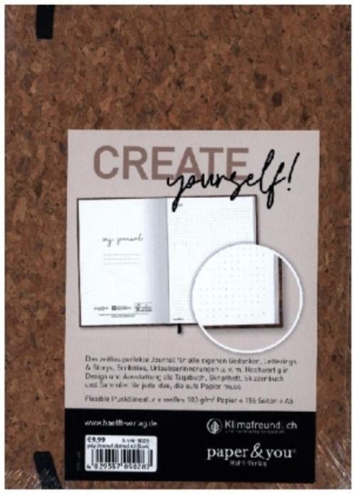Thumbnail - Paper&you Journal Dotted A5 Kork - Andreas Reiter - 4029357090287