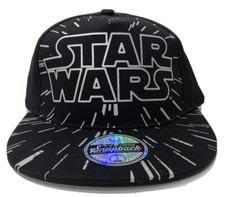 Disney Berkshire Fashions Star Wars Kids Black Adjustable Snapback Hat New w/tag