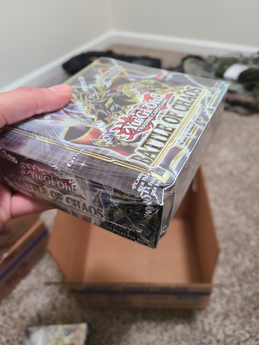 battle of chaos yugioh booster box Battle Of Chaos Booster Box YuGiOh TCG 1st Edition Konami English Factory  Sealed