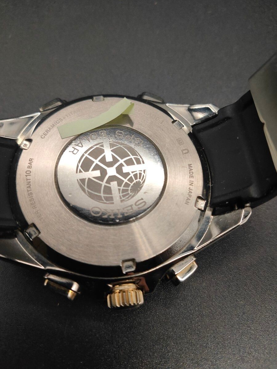 SEIKO ASTRON GPS Solar Powered 8X82-0Ab0 Men's JAPAN | eBay