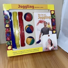 The Joy Of Juggling Book  Kit By Dave Finnigan  JUGGLING BALLS Open Box