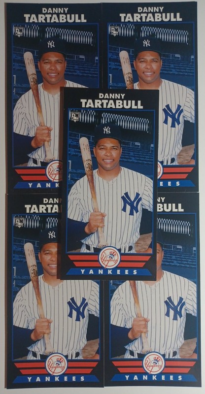 1993 DIAMOND MARKS NEW YORK YANKEES DANNY TARTABULL [5] NM/MT 03410