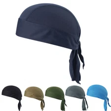 Summer Cooling Skull Cap Helmet Liner Dew Rag Sweat Wicking Beanie Cap Head Hat
