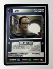 STAR TREK CCG DS9 RARE CARD TORAN STCCG NEVER PLAYED