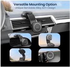 MagSafe Car Mount Magnetic Phone Holder Adhesive Suction Base