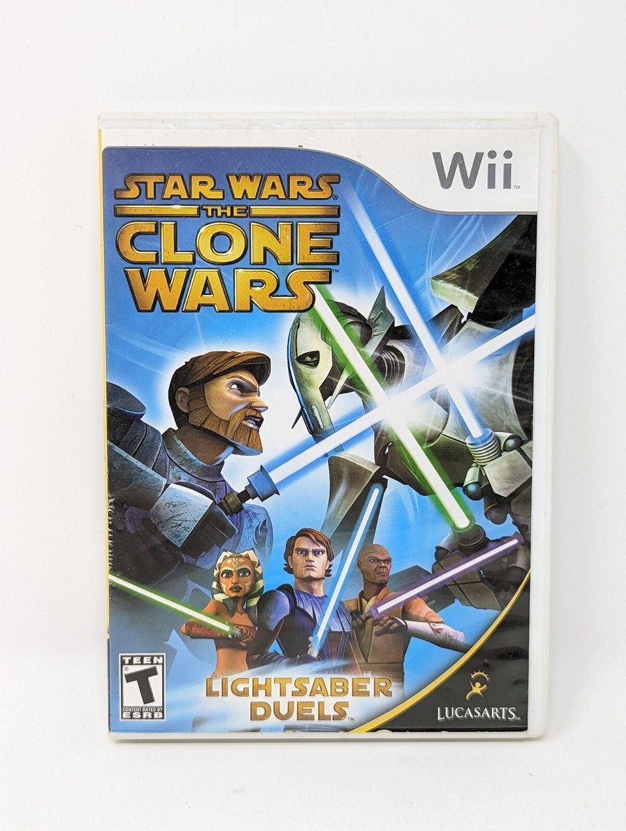 Star Wars The Clone Wars Lightsaber Duels Nintendo Wii Game