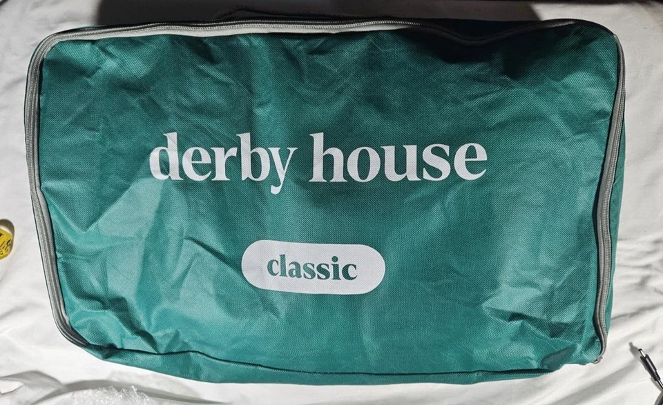 Alfombra Derby House Classic Fly - Blanca/Roja - Tamaño: 6'3/75" (Abierta - Bolsa/Nueva) Foto 4 de 4