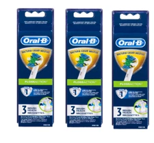 Oral-B Floss Action Replacement Electric Toothbrush Heads, 3ct (3 pack)