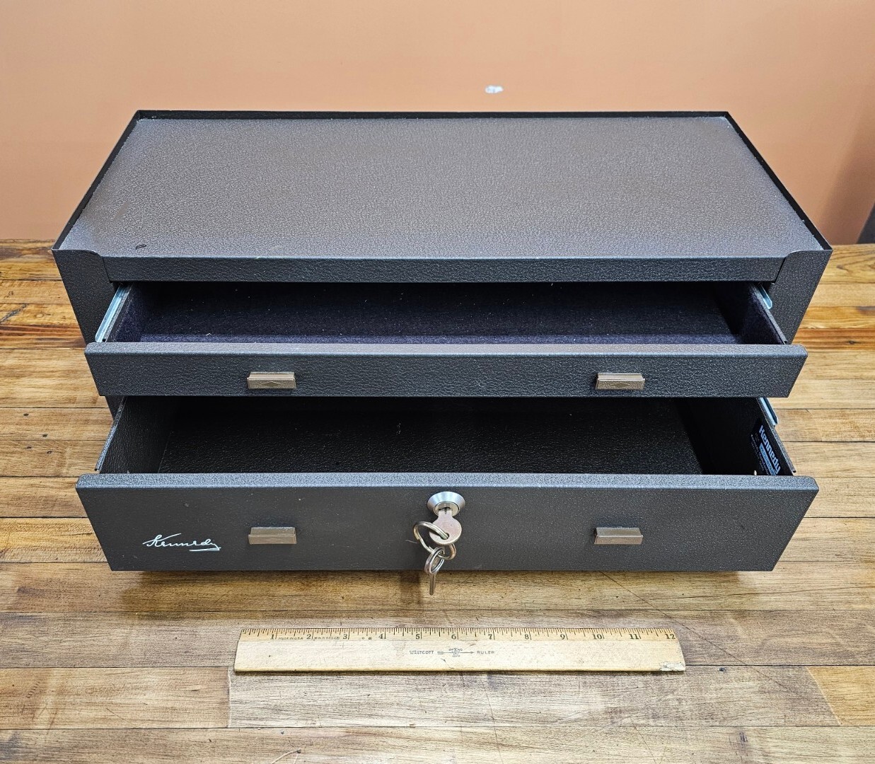 Kennedy MC22 2Drawer Riser Steel Machinist Base Chest Tool Box 21