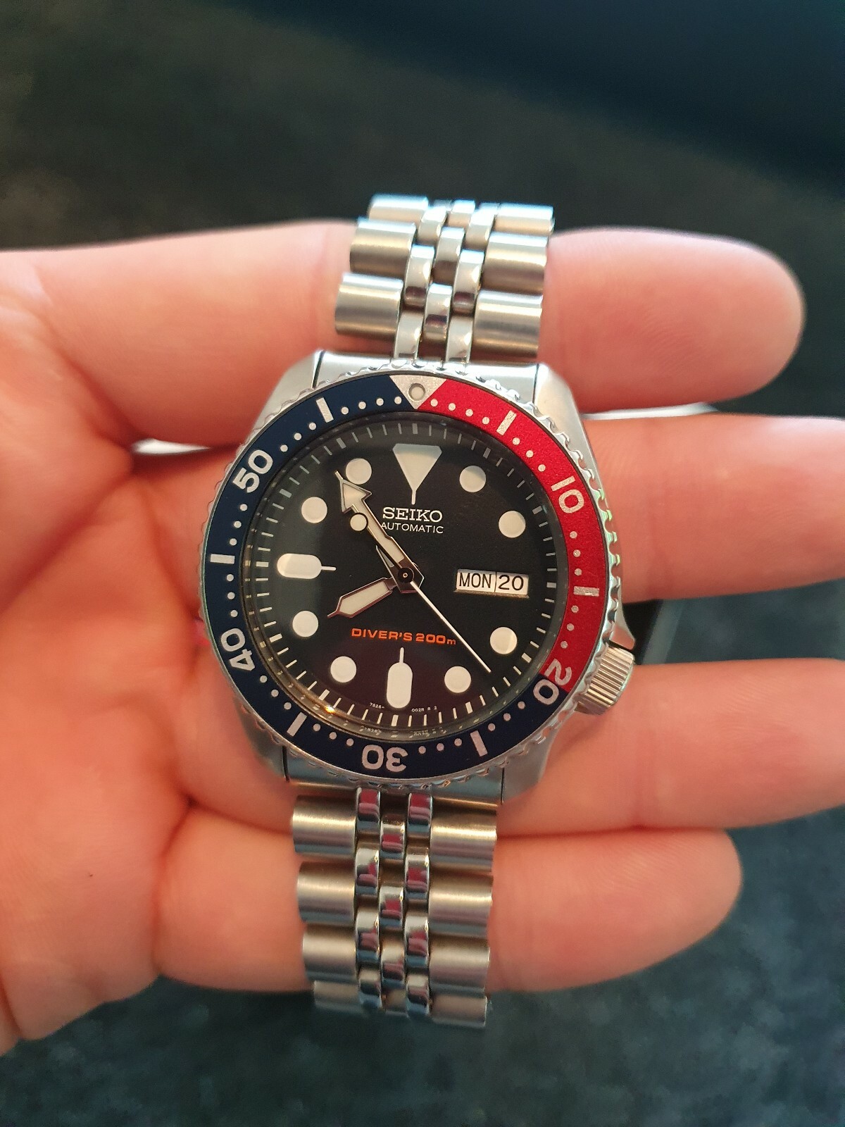 seiko automatic diver watch skx009k2