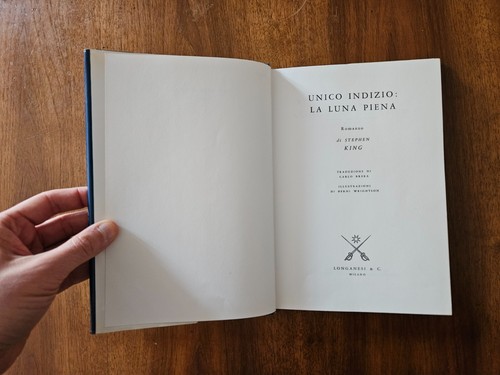 Stephen King - Unico indizio la luna piena - Longanesi - Prima Edizione 1986 - Foto 14 di 21