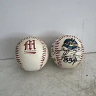 Mobile Baybears Baseball Lot Autographed Hank Aaron Stadium Lot Of 2