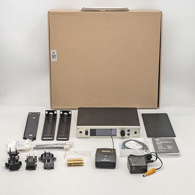 Sennheiser EW 500 G4-MKE 2-Gw1 Wireless Lavalier Microphone Set in Black