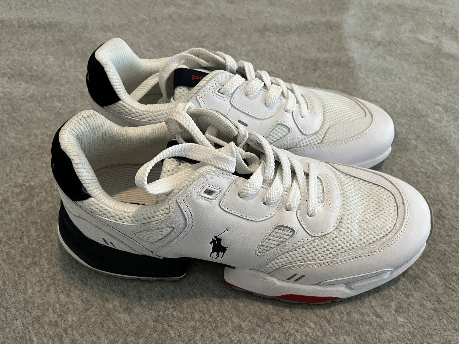 Polo Ralph Lauren scarpe casual in pelle pony uomo 9 5 nuove