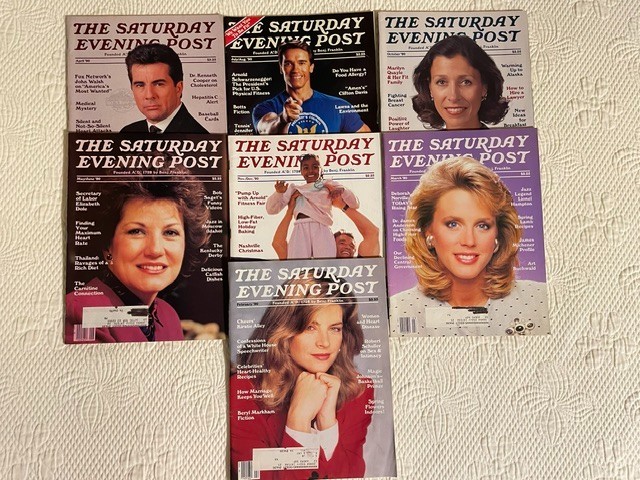 THE SATURDAY EVENING POST MAGAZINE - LOT OF 7 - 1990