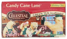 Celestial Seasonings Tea Grn Dcf Cndy Cane Lane, 18 Count (Pack of 6)