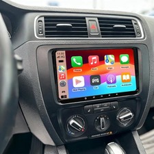 Car Radio Compatible VW Jetta 2006-2015 9in GPS Carplay Android Bluetooth Camera