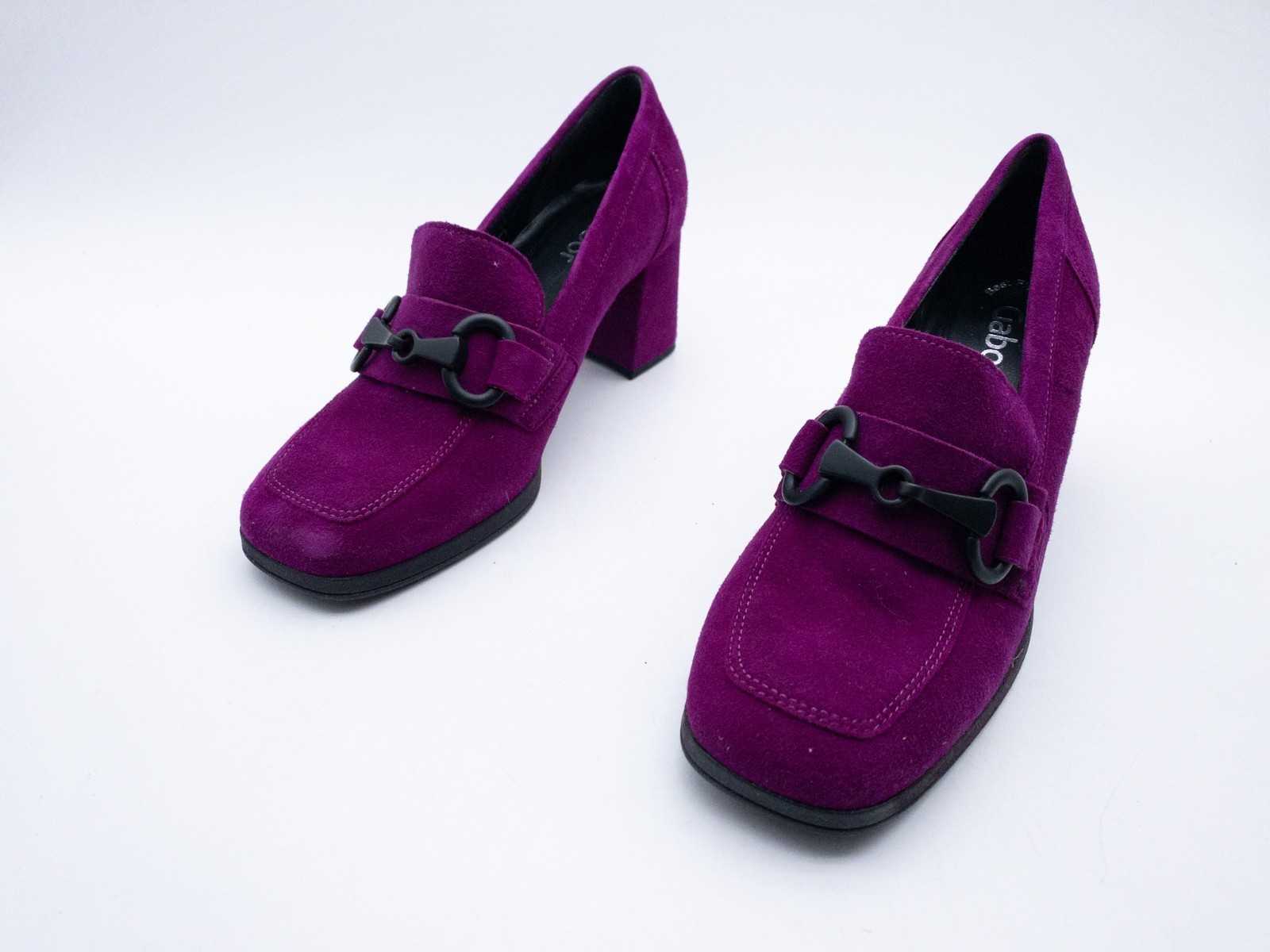 Zapatos De Tacón Elegantes Para Dama Lila De Cuero Talla 38,5 EU Art. 38446-90