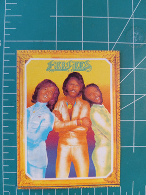 1978 MIS FAVORITOS FANS STICKER CARD MUSIC STAR THE BEE GEES GROUP BAND 