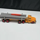 Lesney Matchbox King Size K-10/19 Pipe Truck No K-10 w. 6 Pipes missing one tire