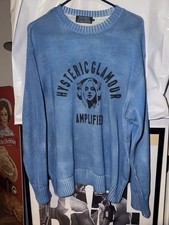 Hysteric Glamour Amplified Sweater Light Blue Rare Size M